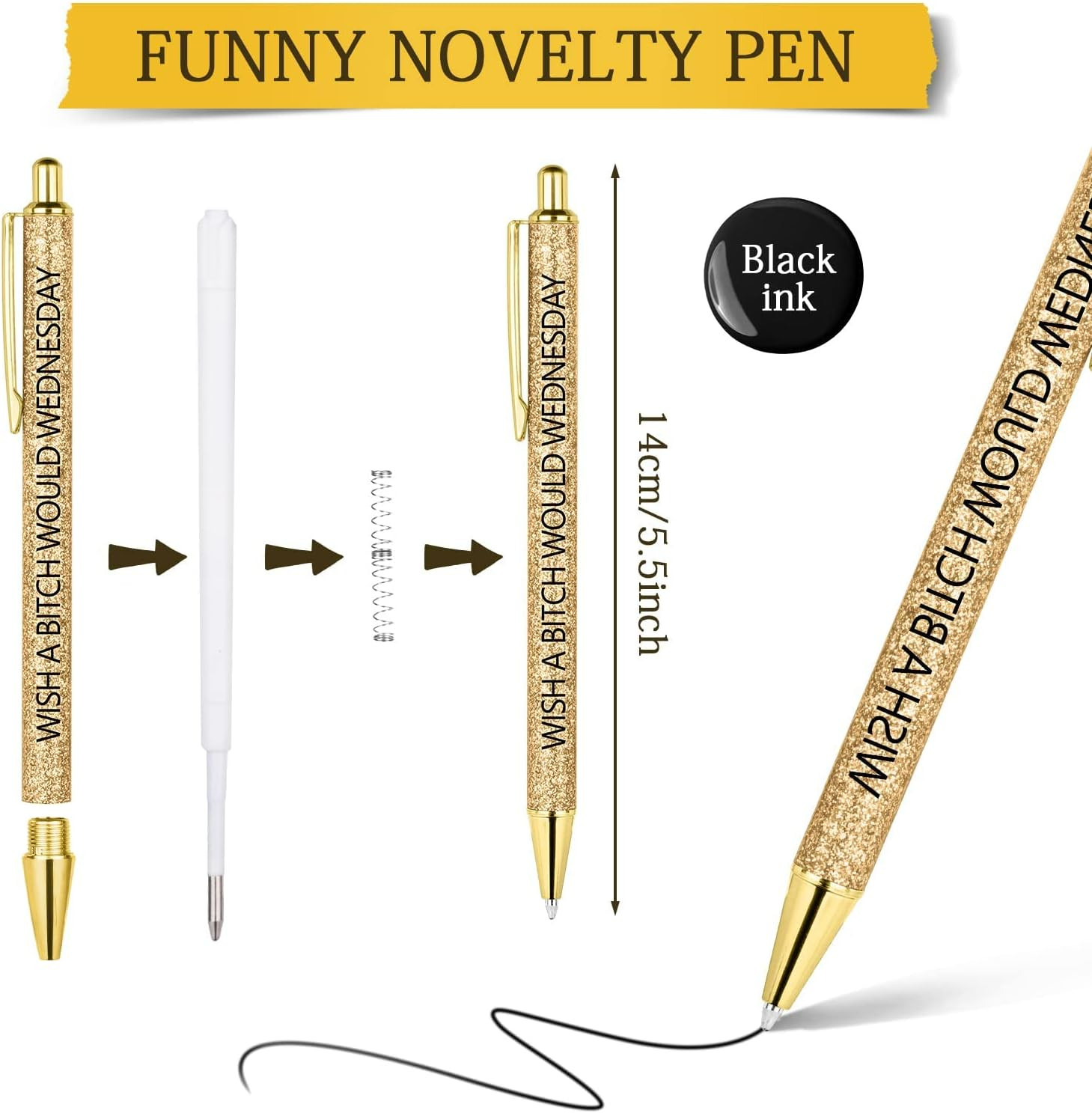 Funny Pens Seven Days of The 1 Count (Pack 7) Week