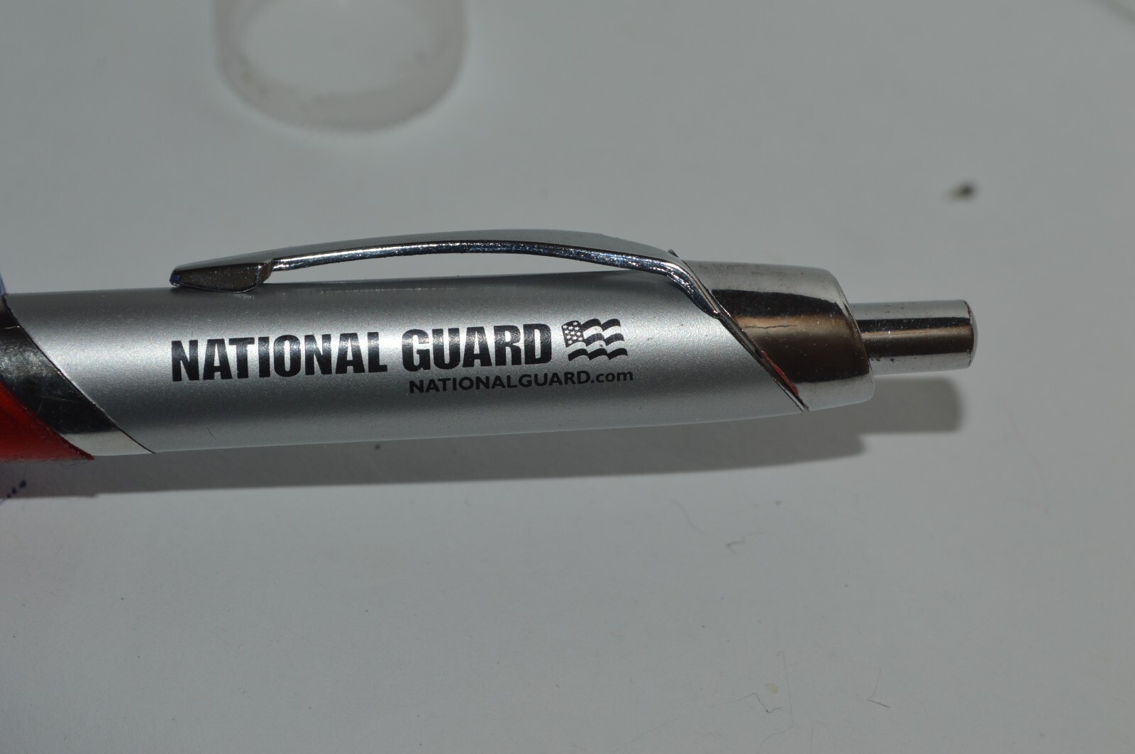 NATIONAL GUARD Ballpoint Pen Ergonomic Grip New Old Stock