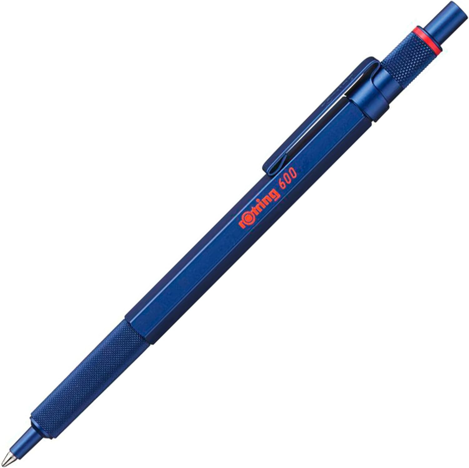 600 Ballpoint Pen Medium Point Black Ink Blue Barrel Refillable