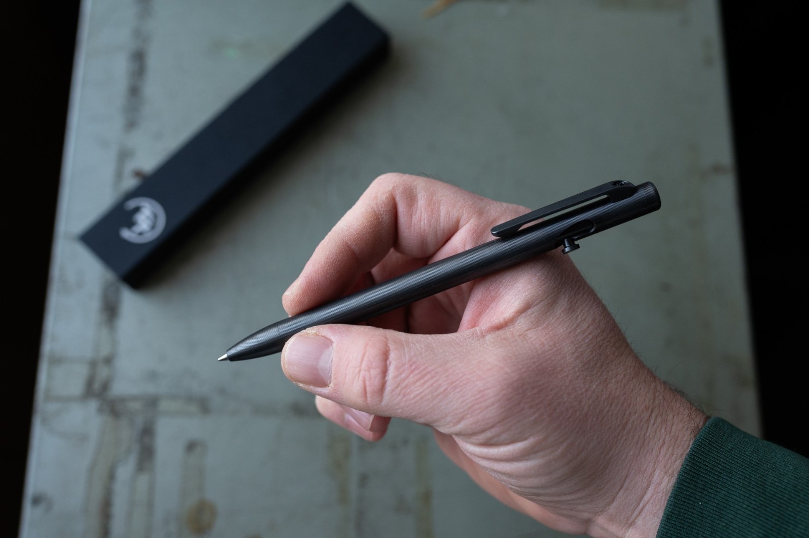 Tactile Turn Pen Full DLC Bolt Action Titanium Standard 5.6″ Authorized Dealer