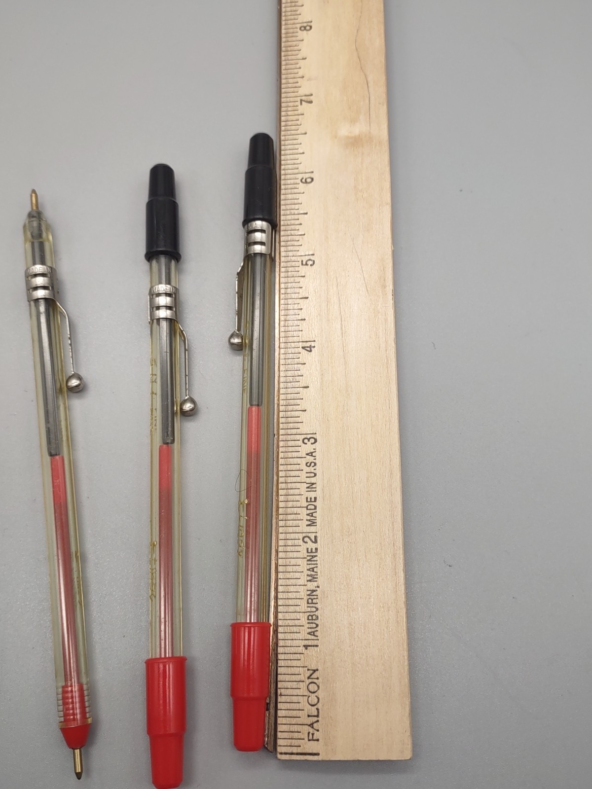 Vintage Lindy 2-in-1 Ballpoint Pen – Double Ended Red & Black Ink – Rare
