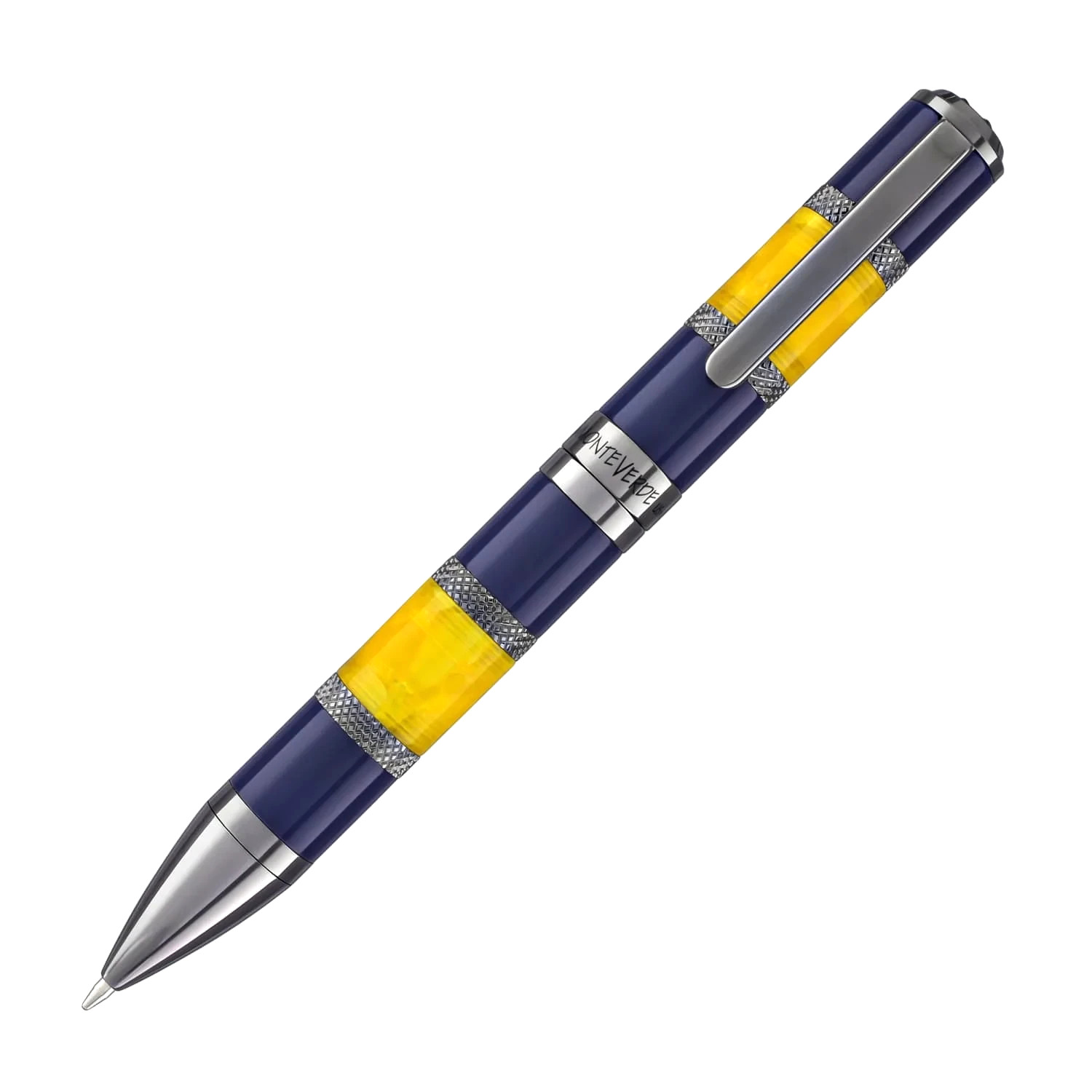 Monteverde Regatta Sport Ballpoint Pen in Blue/Yellow New in Box