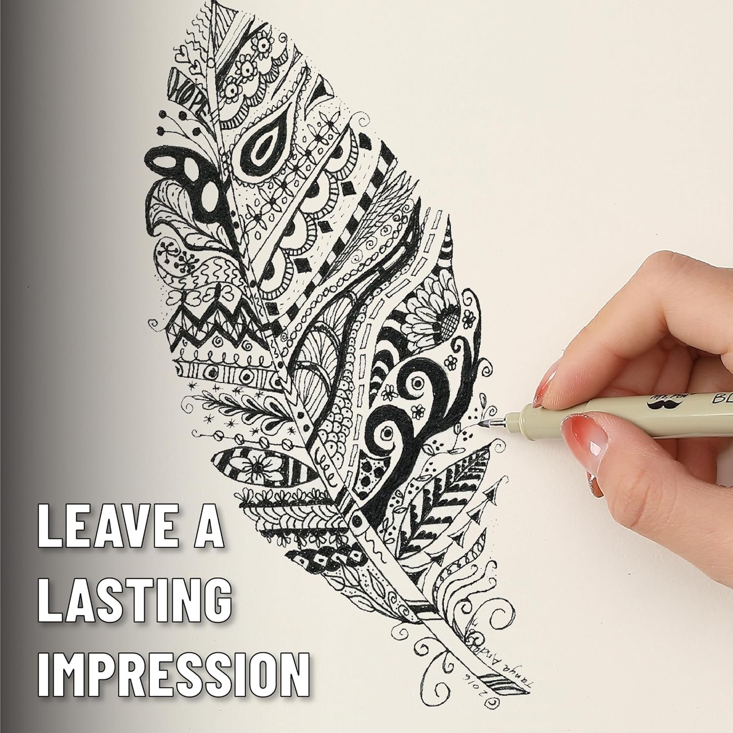 Precision 0.5mm Black Fineliners – Ideal for Sketching & Journaling, 12 Pack