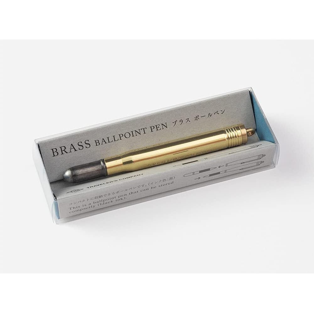 TRAVELER’S COMPANY Brass Ballpoint Pen Solid Brass