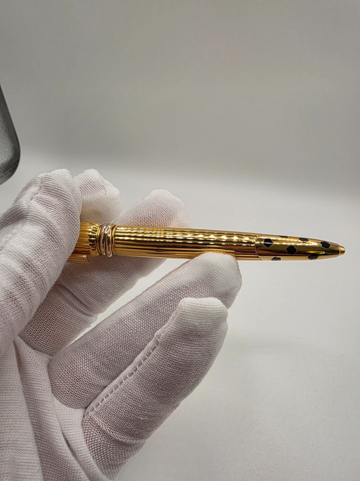 Cartier Panthere Trinity Rings Gold Ballpoint Pen – Used Good – France 1990