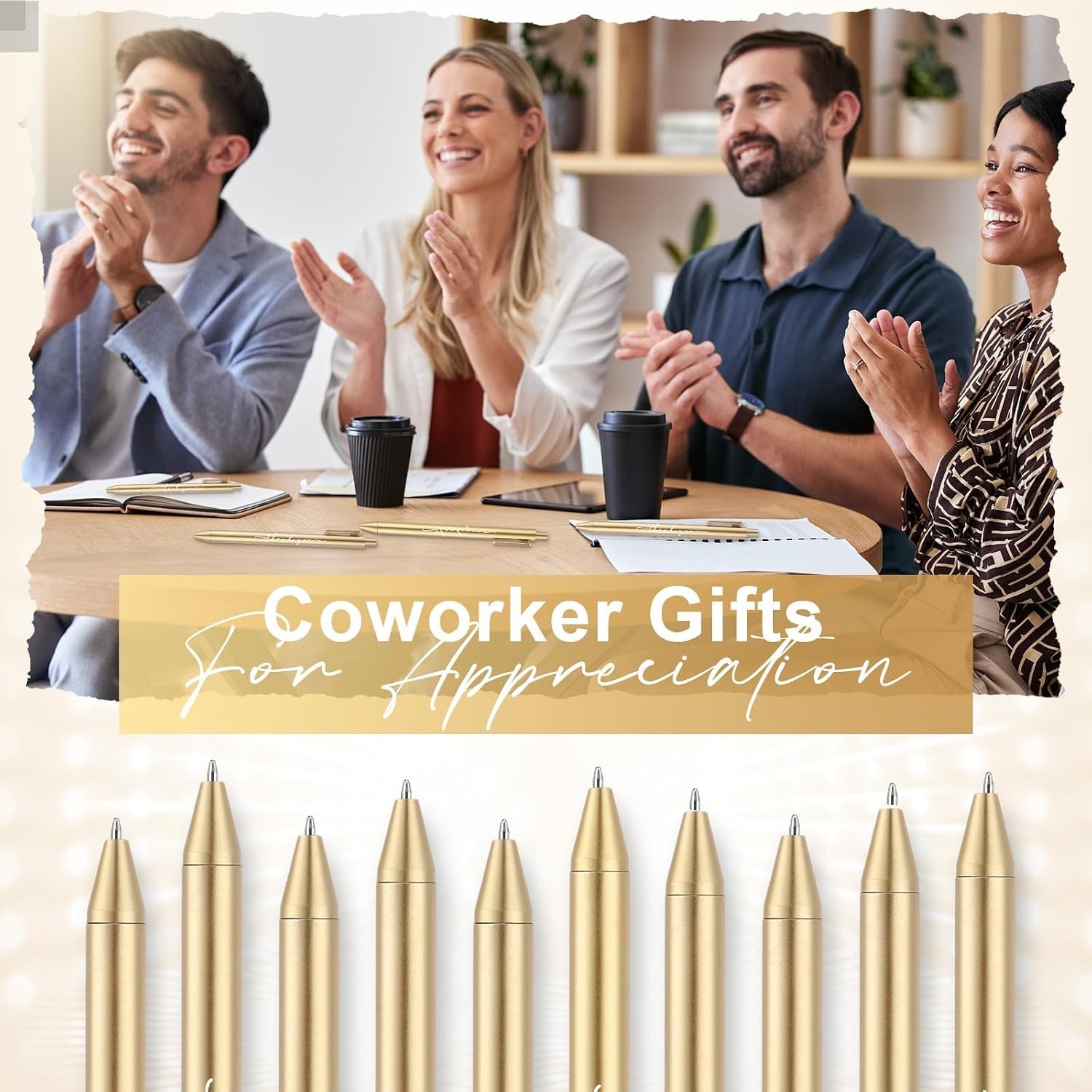 Cute Thank You Pens 100 Pack, Employee Appreciation Gift