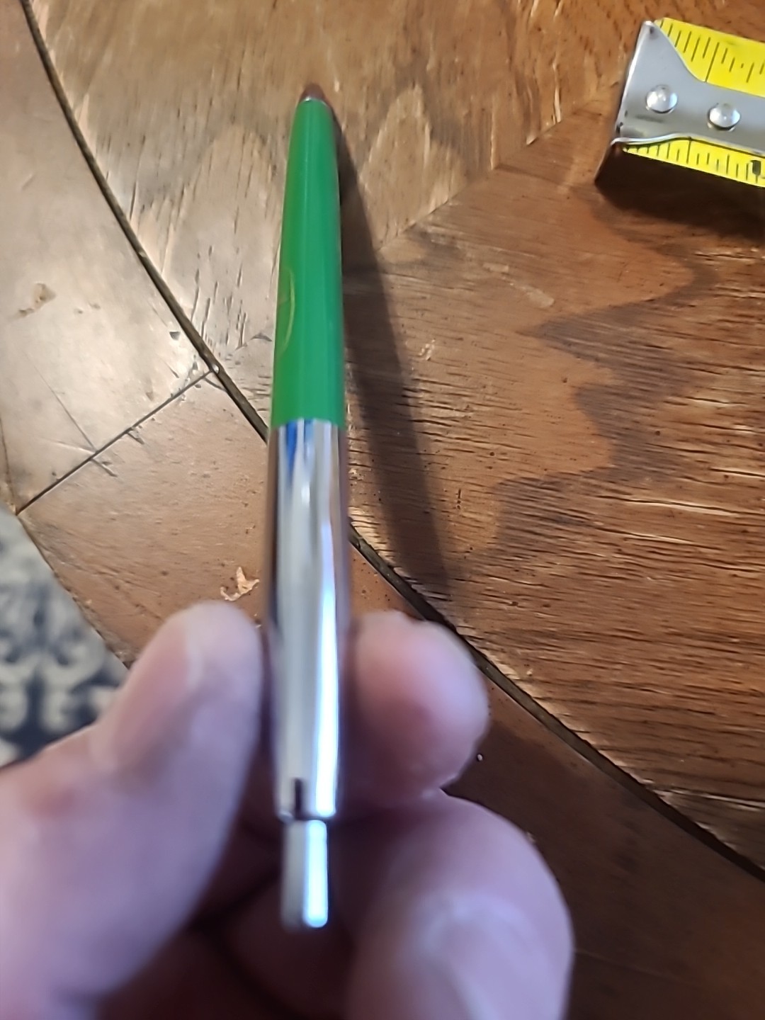 Vintage 1950s SCHEAFFER’S Brand JOHN DEERE Clicker Ballpoint Pen Dried Ink