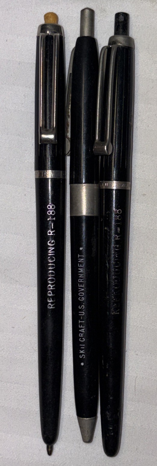 Vintage Ballpoint Pen Lot Parker, Scripto, Ballerina, USCO, All-Rite, Ambassador