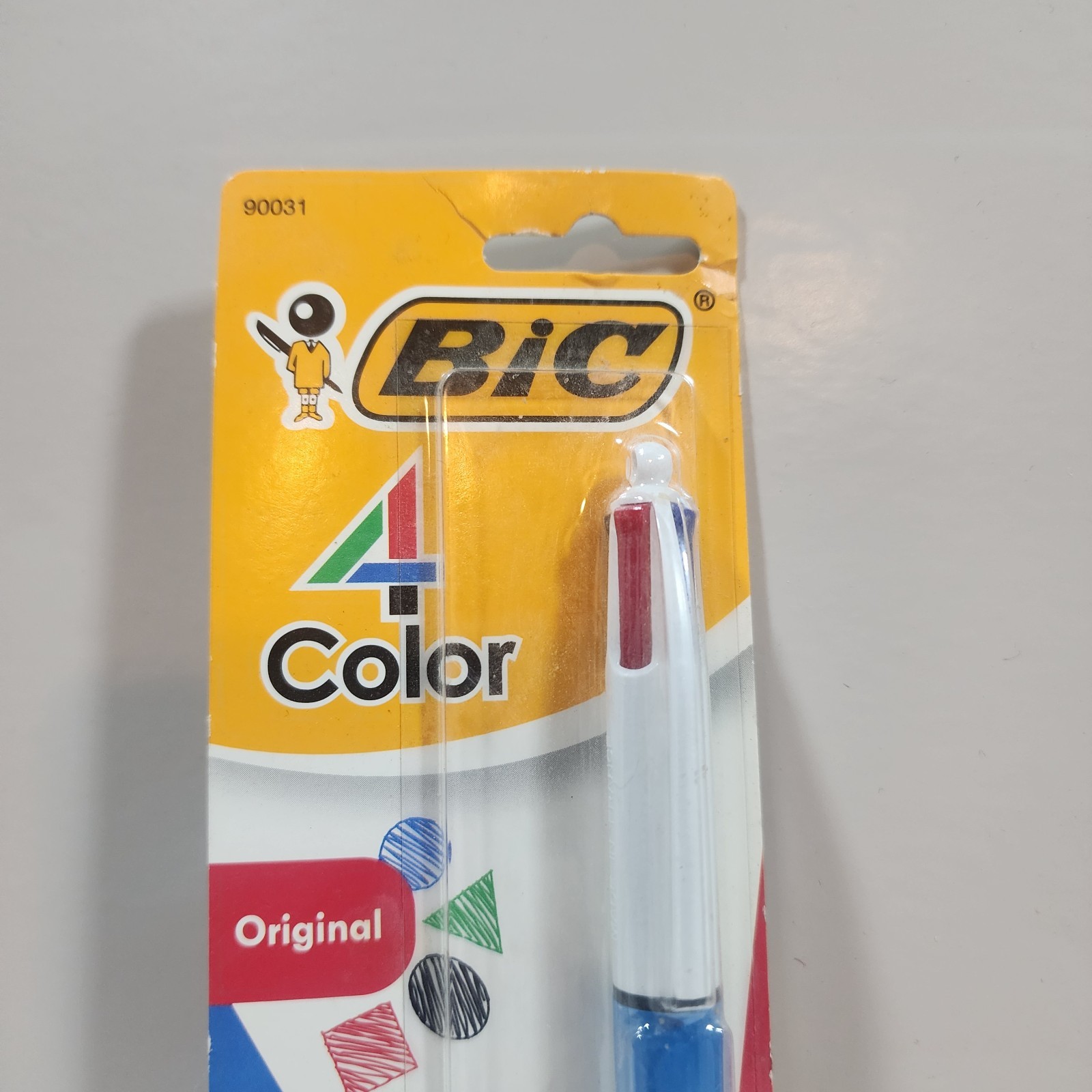 Vintage Made In France BIC 4 Color Ball Point Pen Multi Blue Red Green Black