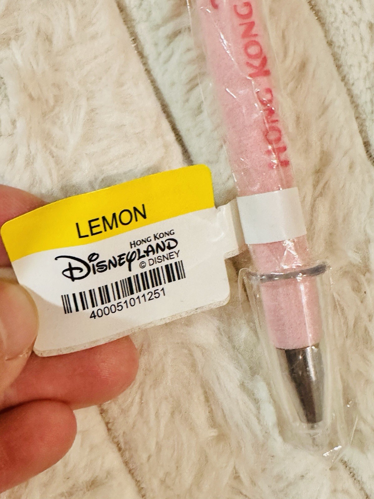 Hong Kong Disney Exclusive Shelliemay Plush Ball Pen 100% New & Real