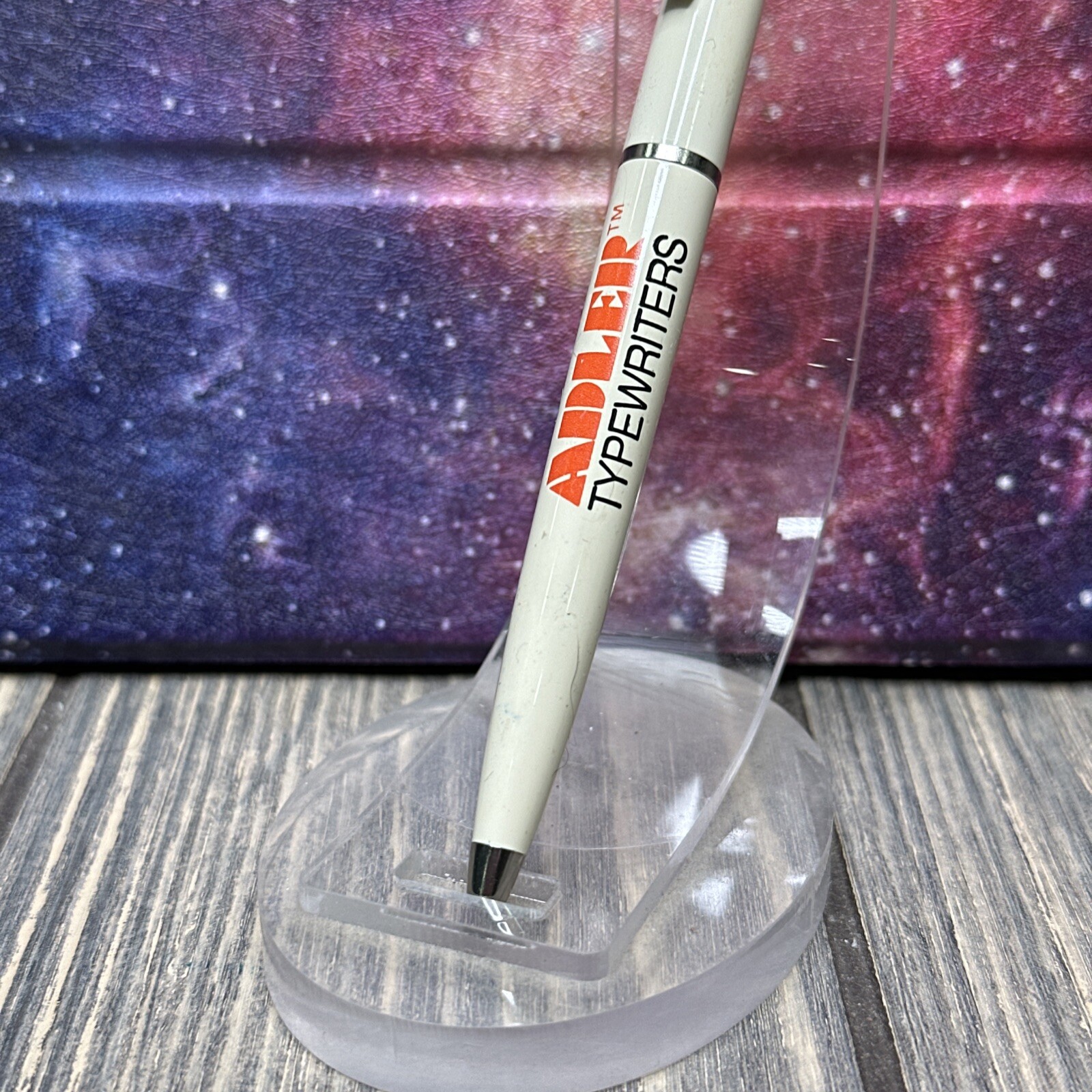 Vintage Adler Typewriters Papermate Chrome 2 Hearts Pen Advertisement
