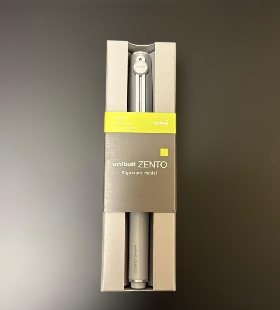 Mitsubishi Pencil uniball ZENTO signature model silver 0.38mm UBZH38.26 Japan