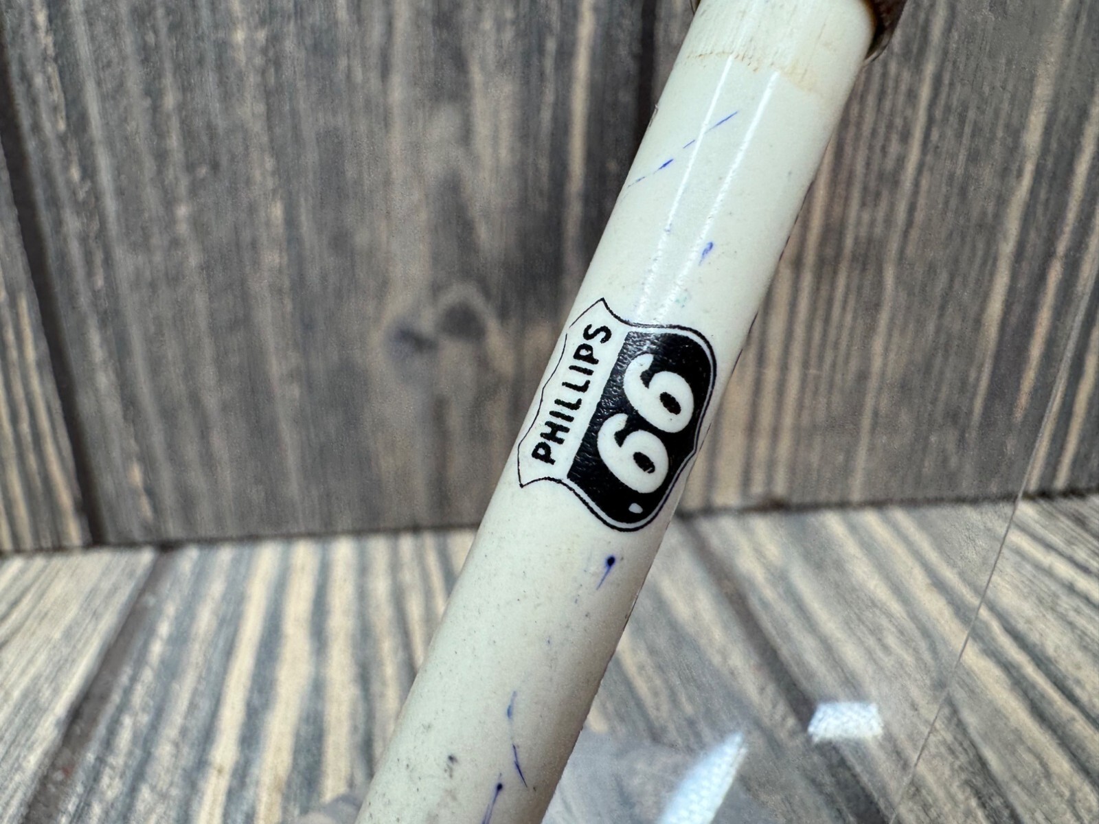 Vintage Phillips 66 Branded Red & White Click Pen Chilton Oil Salem MO