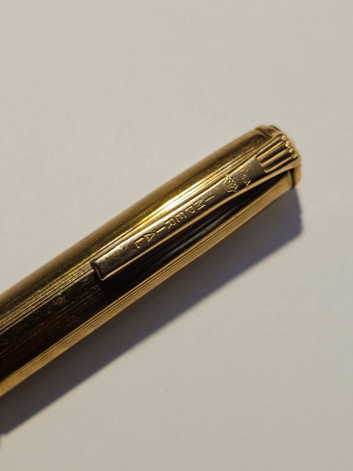 Vintage Imperial 3 Colors Multicolor Ballpoint Regal Advertising Pen Gold Tone