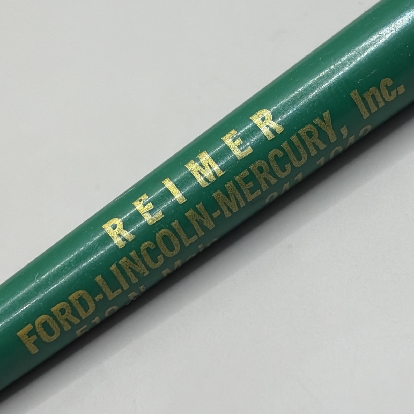 VTG Ballpoint Pen REIMER FORD LINCOLN MERCURY McPherson Kansas KS