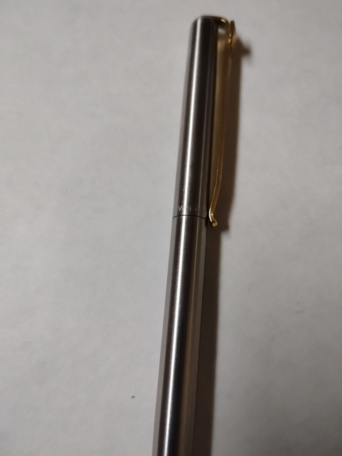 Vintage Elysee Ballpoint Pen Silver-Nestle Logo Made in Germany #85
