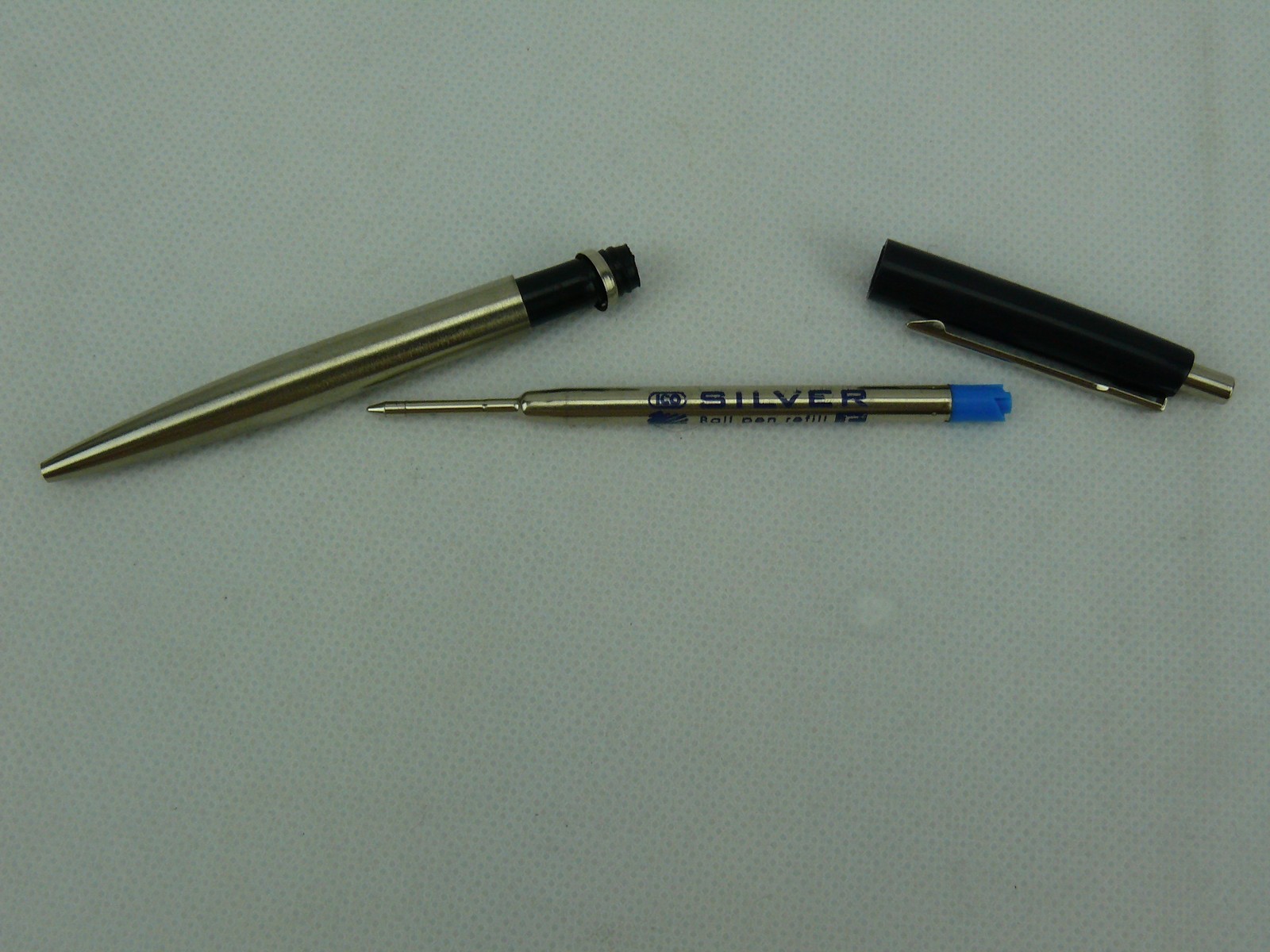 Vintage ICO Ballpoint Pen Hungary Purple Plastic and Brushed Metal #2270