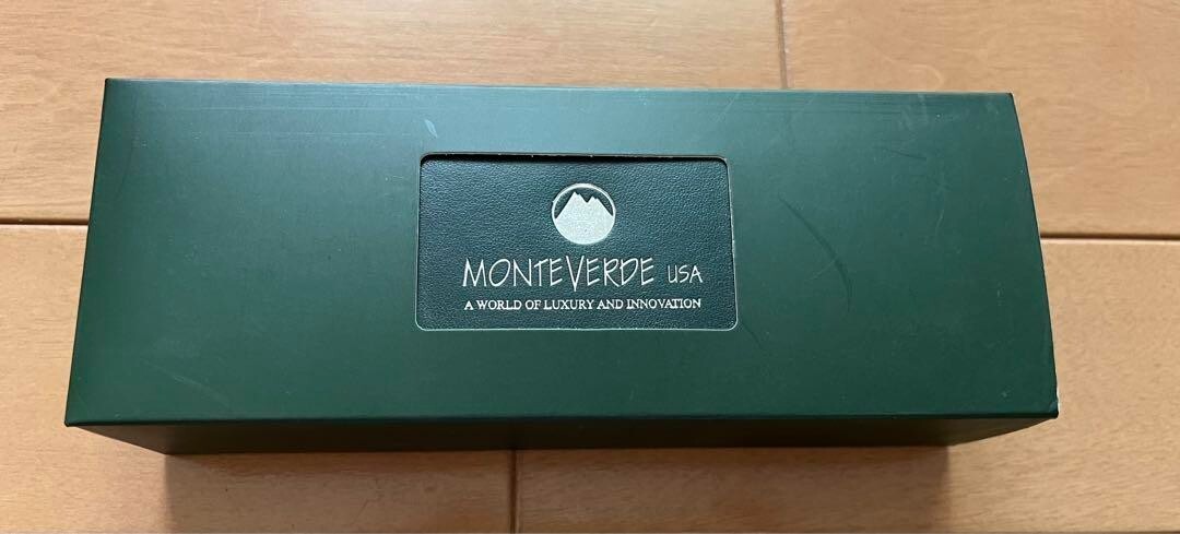 MONTEVERDE Mini Jewelria Green resin Twisted Ballpoint Pen wz/Box Japan Limited