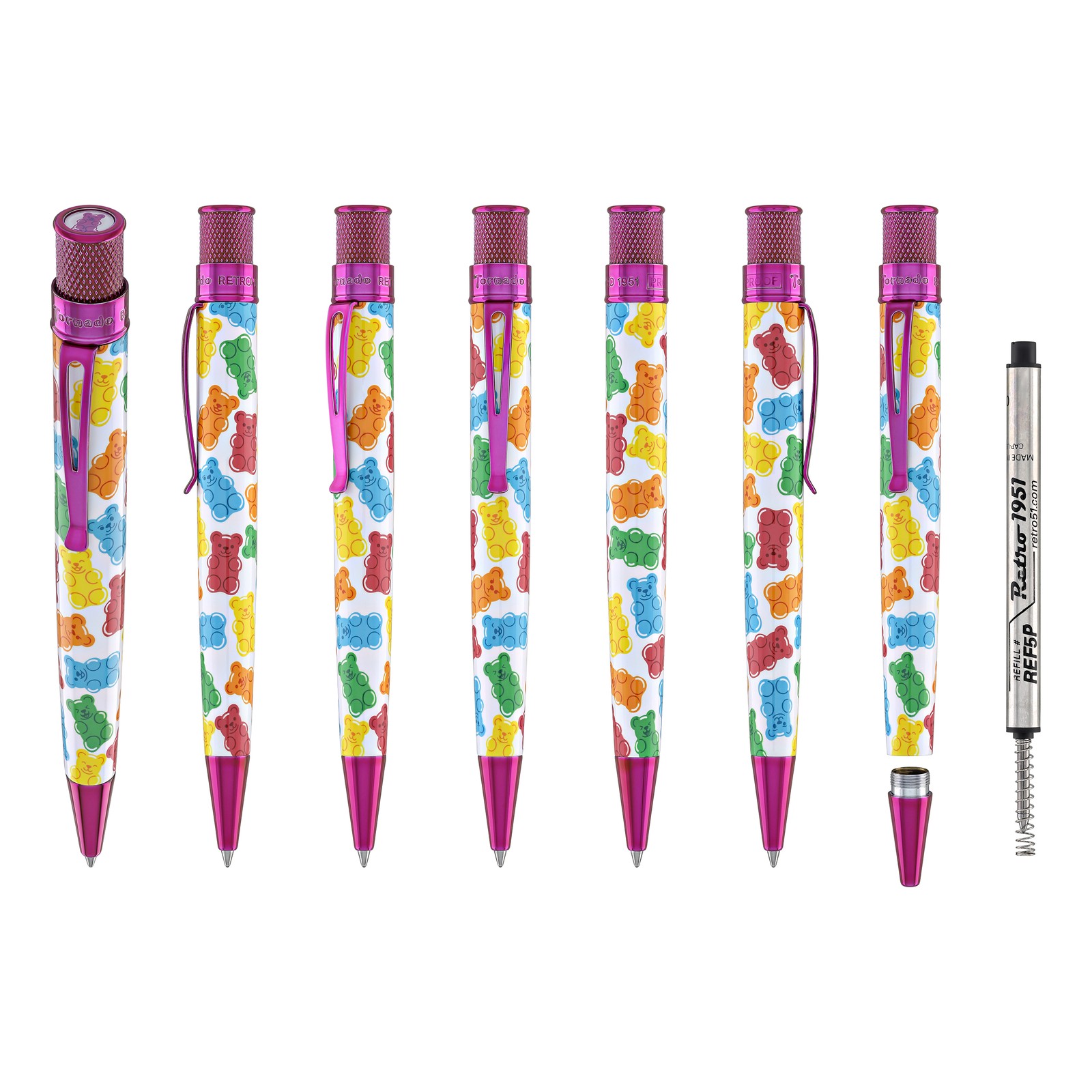 Retro 51 Tornado Rollerball Pen in Beary Sweet – NEW in Tube