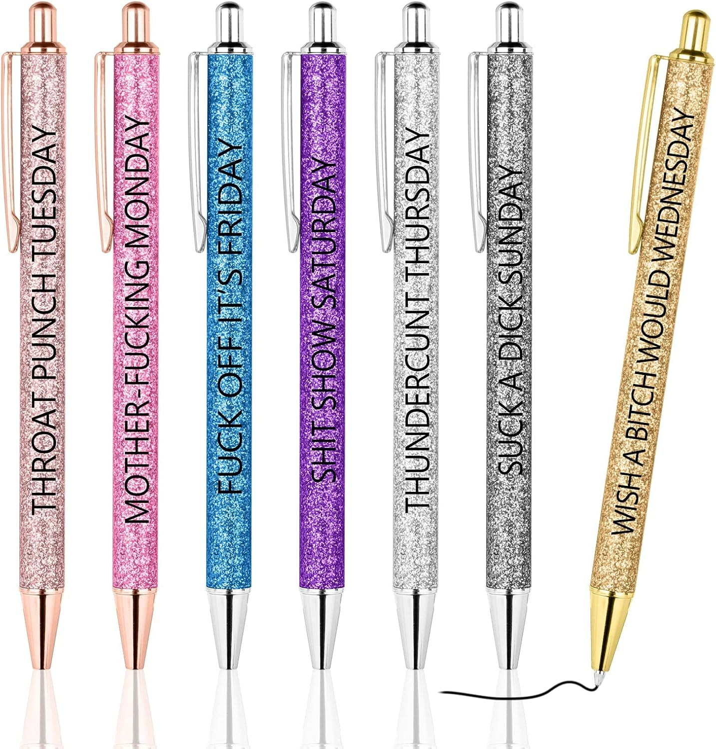 Funny Pens Seven Days of The 1 Count (Pack 7) Week