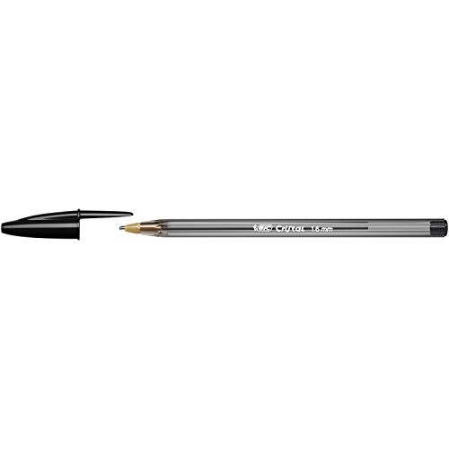 Cristal Xtra Bold Ballpoint Pen, Bold Point (1.6mm) For Vivid 24 Count Black