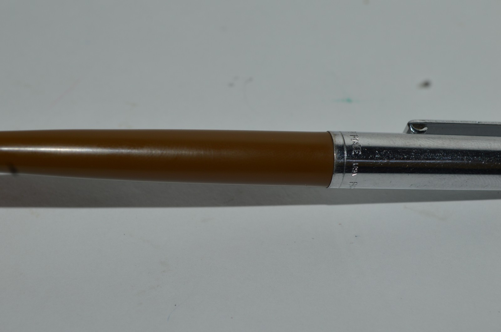PAPER MATE Profile #2 Regular Grip Ballpoint Pen Brown Barrel Made In USA 1990s