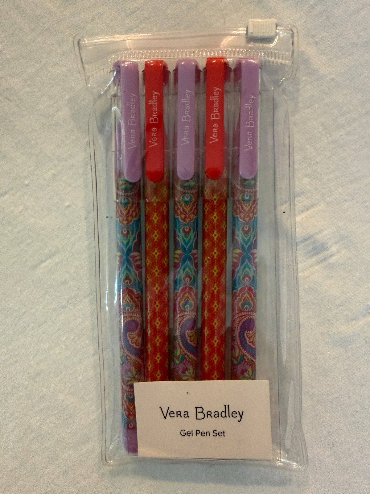 Vera Bradley Gel Pen Sets of 5 & Sets of 4 Look at Pictures New in package (S)