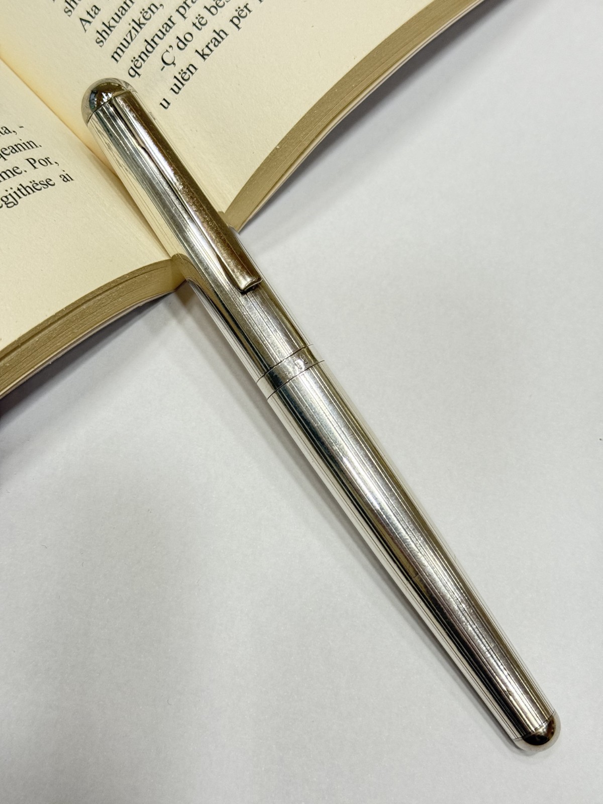 Fountain Pen Sterling Silver 925 Iridium Point!