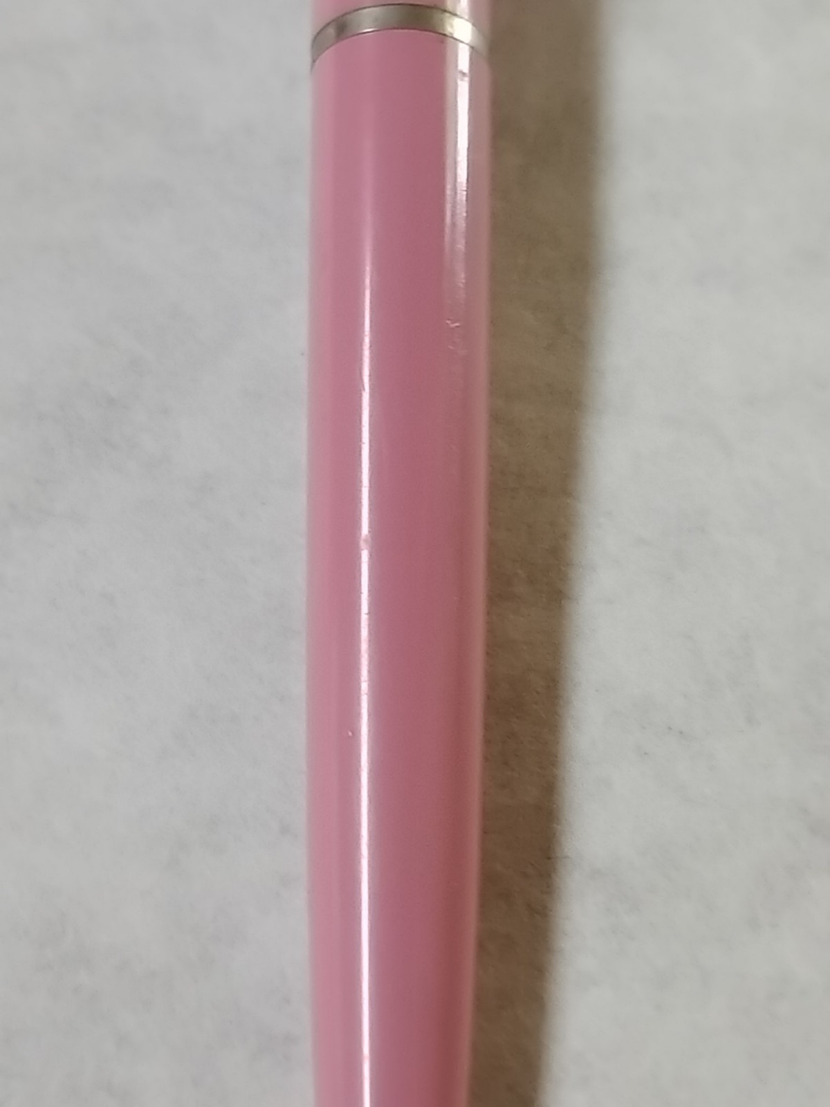 Vintage Paper Mate Vintage Double Heart Pink Ballpoint Pen #F4