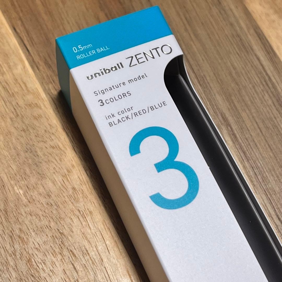 Uni-ball ZENTO 3 Color Ballpoint Pen 0.5mm Signature Model Writing Item