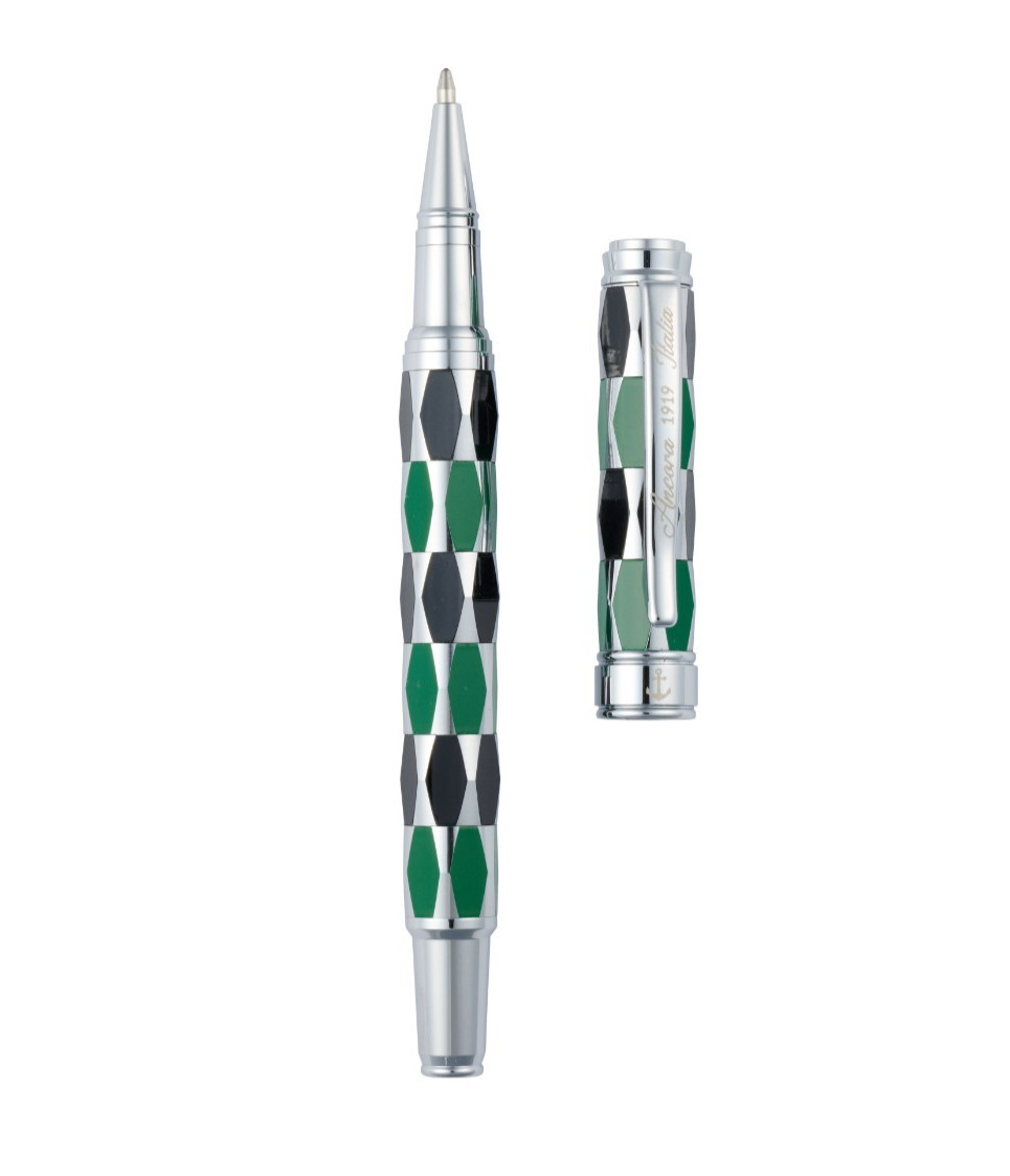 Ancora Masquerade Collectible Edition of 88 Enameled ROLLER GREEN/Blue BRAND NEW