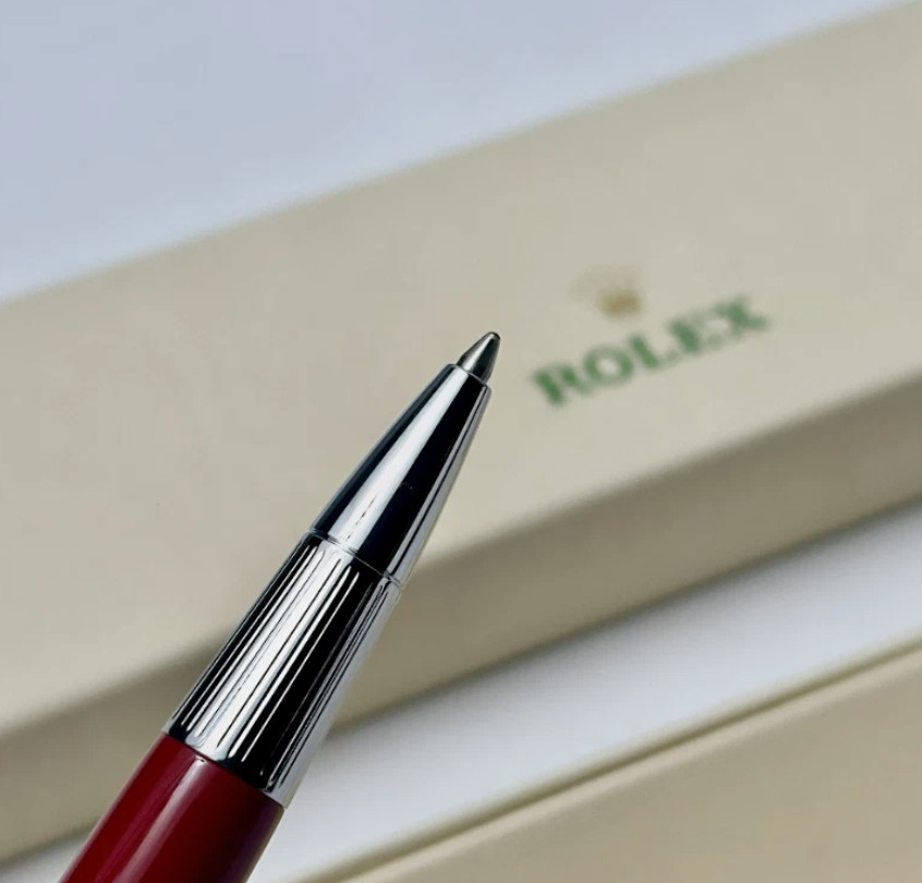 New 2026 Rolex Red Ruby Oyster – Ballpoint Pen – Full Box with Pouch VIP Gift