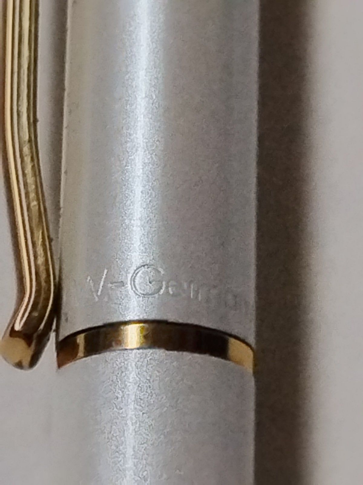 Vintage Elysee Ballpoint Pen Pearl-white-BASF Logo Made in Germany #87