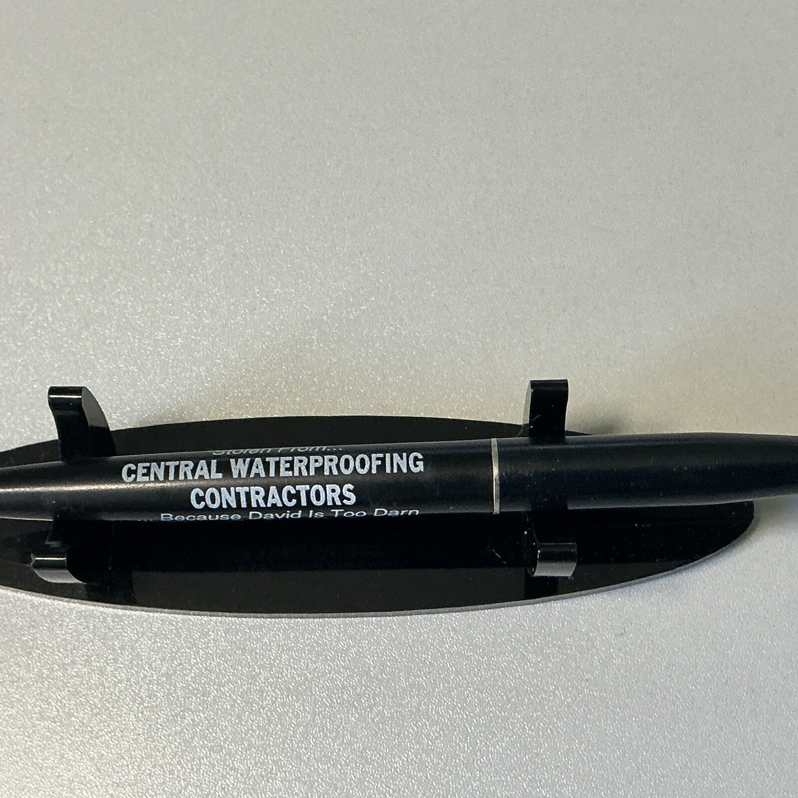 VTG Ballpoint Pen – Central Waterproofing Contractors David Is Darn Cheap – B119
