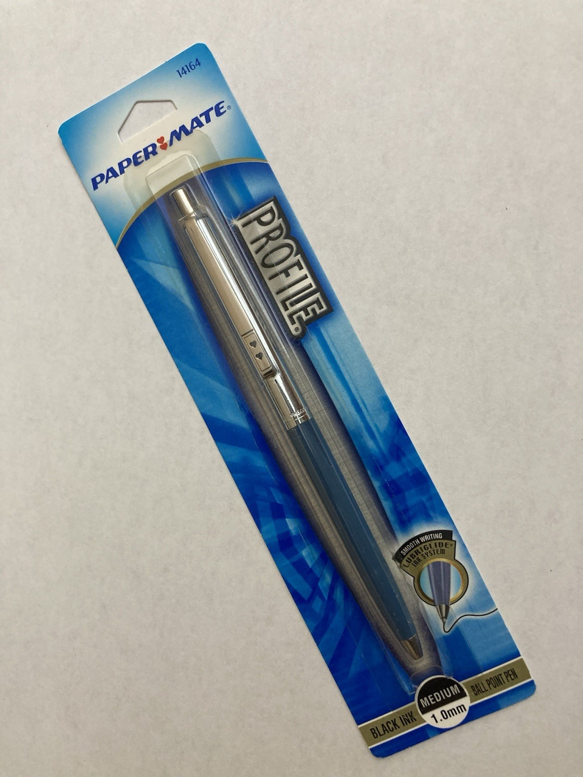 Papermate Profile Slim Ballpoint Pen – Blue & Chrome