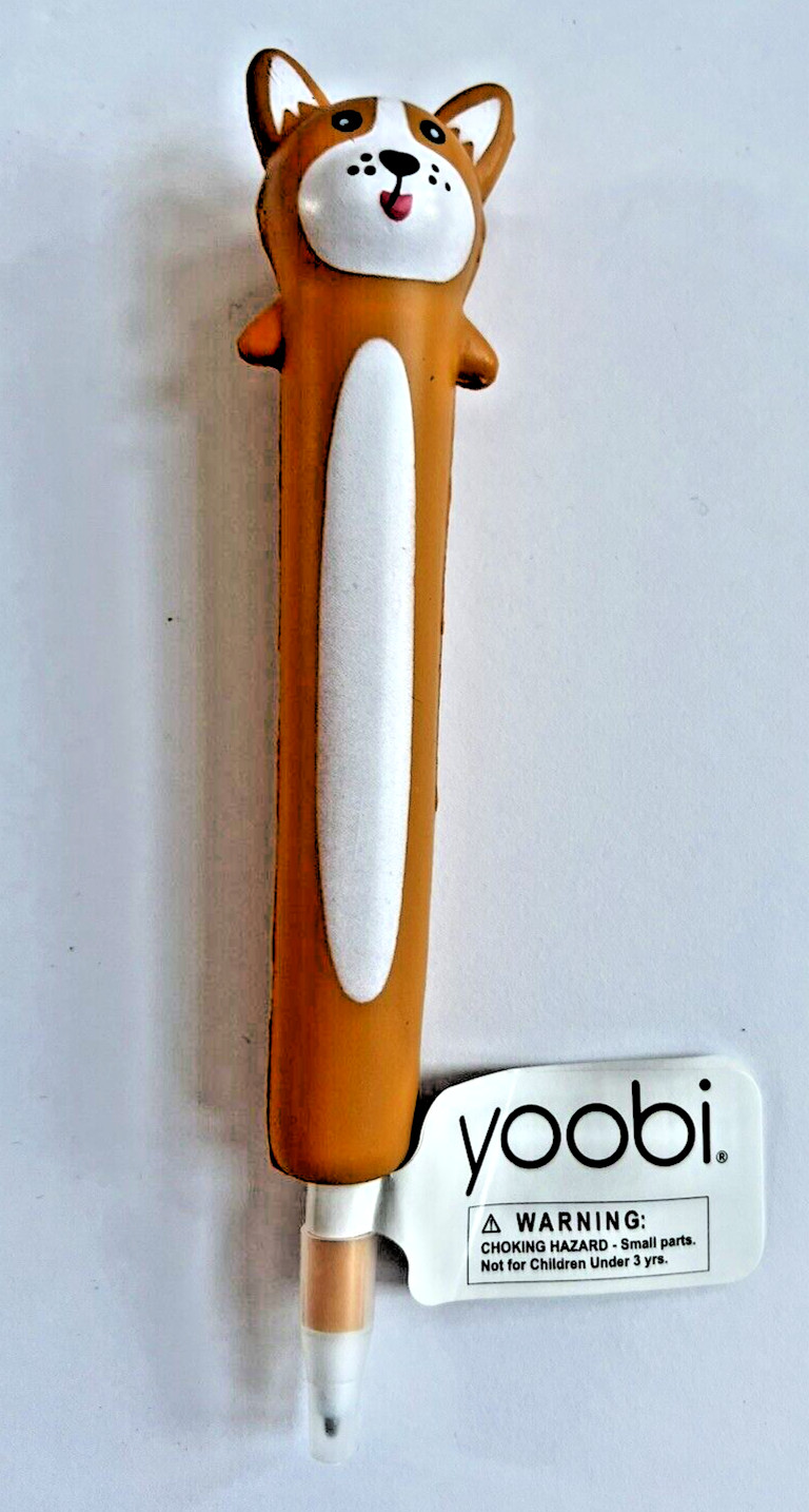 Yoobi Pens~Soft Squishy Kawaii Sponge Dinosaur or Dog or BOTH~Sensory Pen~NEW