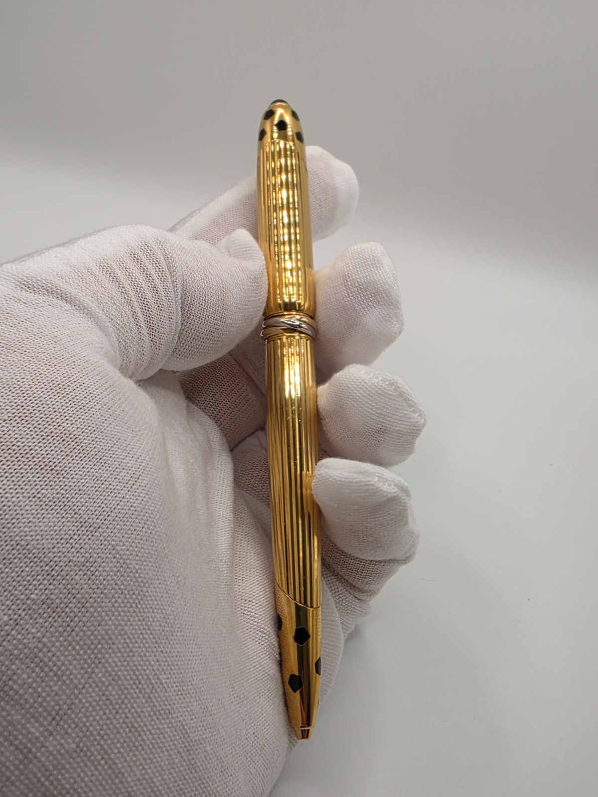 Cartier Panthere Trinity Rings Gold Ballpoint Pen – Used Good – France 1990