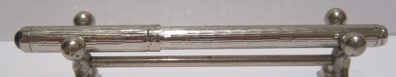 VINTAGE GERMANY ENGRAVING SILVER 925% BALLPOINT PEN»WALDMANN» MINT # 70C