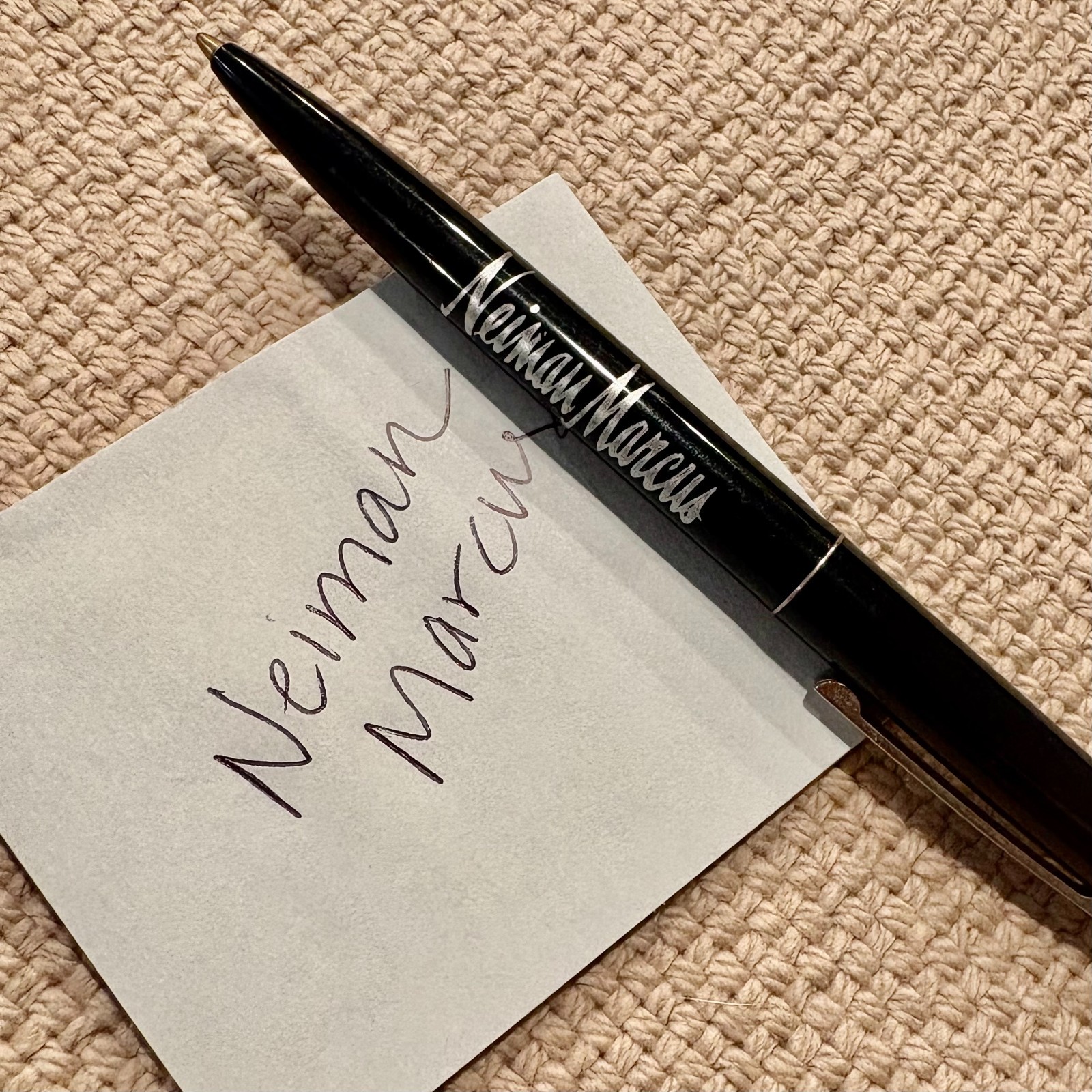 Vintage Bic Clic Pen Neiman Marcus Logo Advertising Made in Mexico – Still works