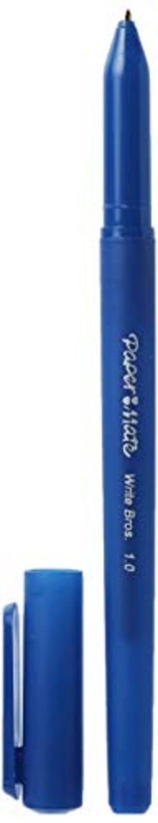 Paper Mate Write Bros Ballpoint Pens 10 Count (Pack of 1) Blue Medium Point