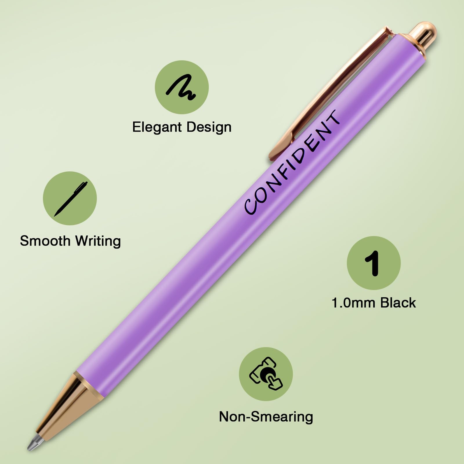 WY WENYUAN Thank You Gifts for Women, Fancy Pen Set for Women, Retractable & Qui