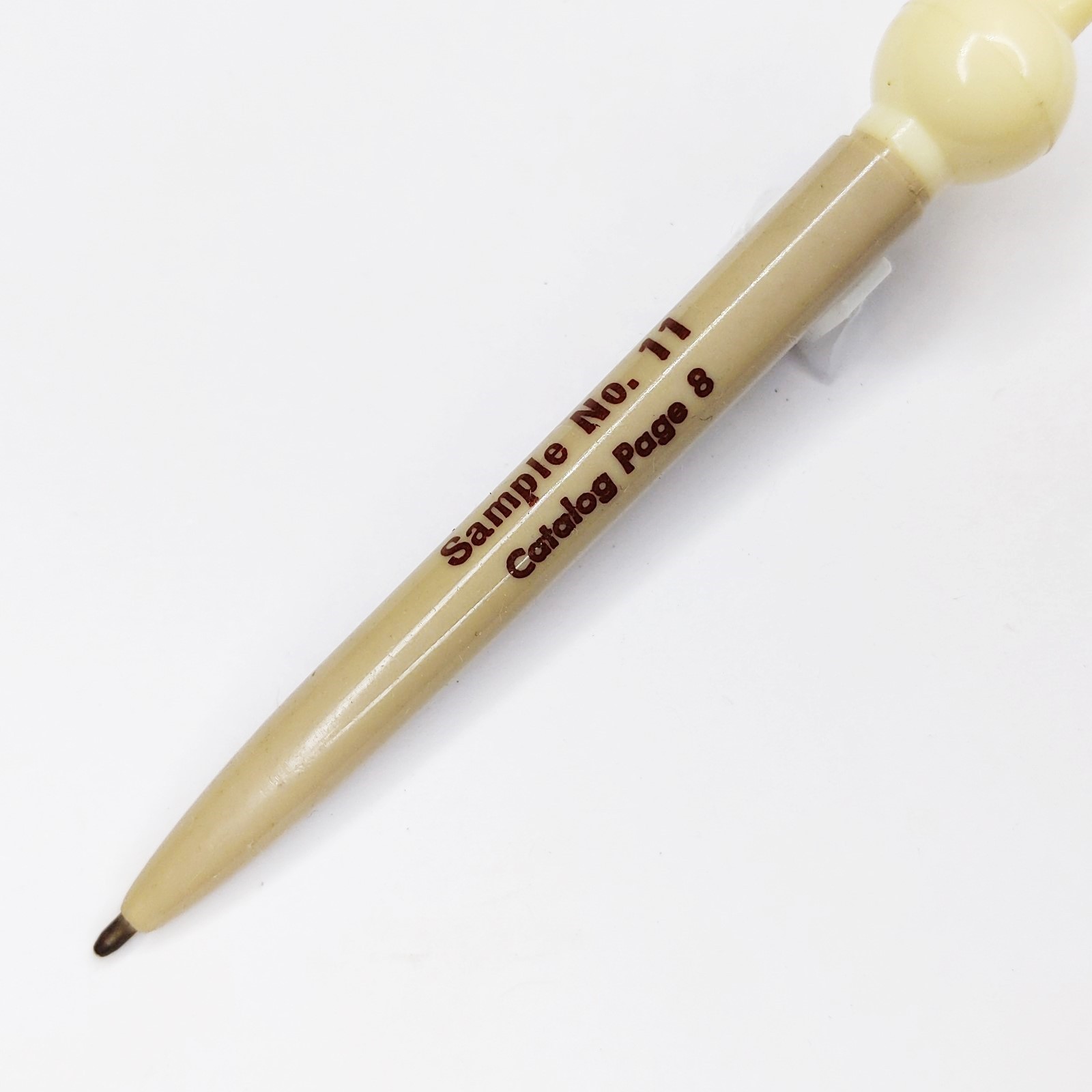 c1970s Salesman Sample Mini Rotary Phone Dialer Advertising Pen 3.5″ Plastic G7