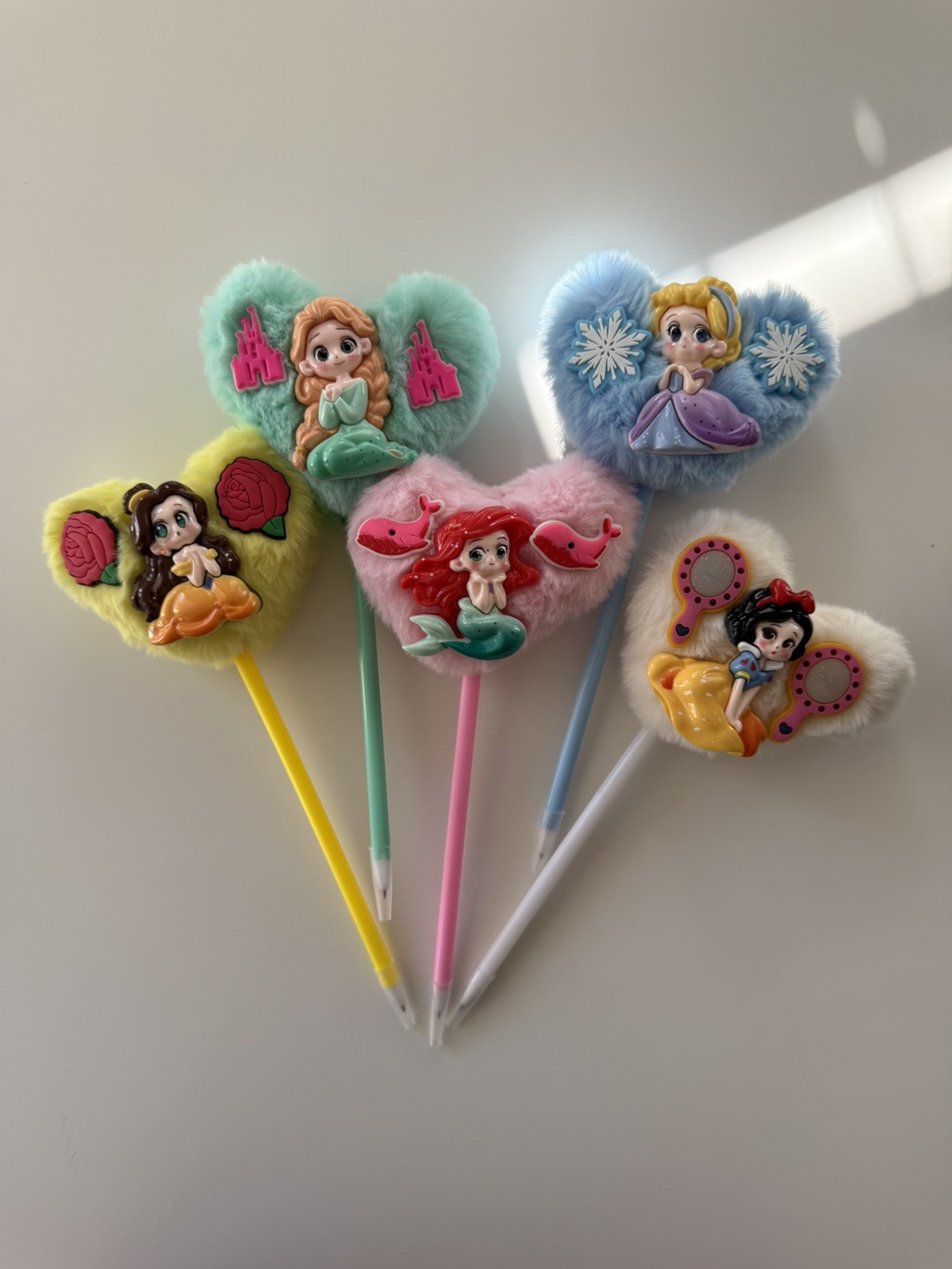 Cute Princess Plush Pen – Soft Furry Ballpoint Pen Gift for Kids & Girls (1 pc)