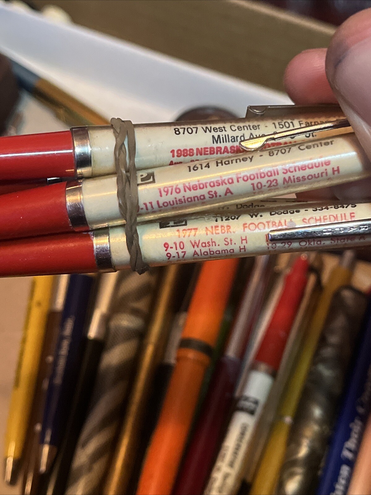 VTG Midwest Advertising Pens Fountain Pens Mechanical Pencils Lot Of 80 Dry Ink