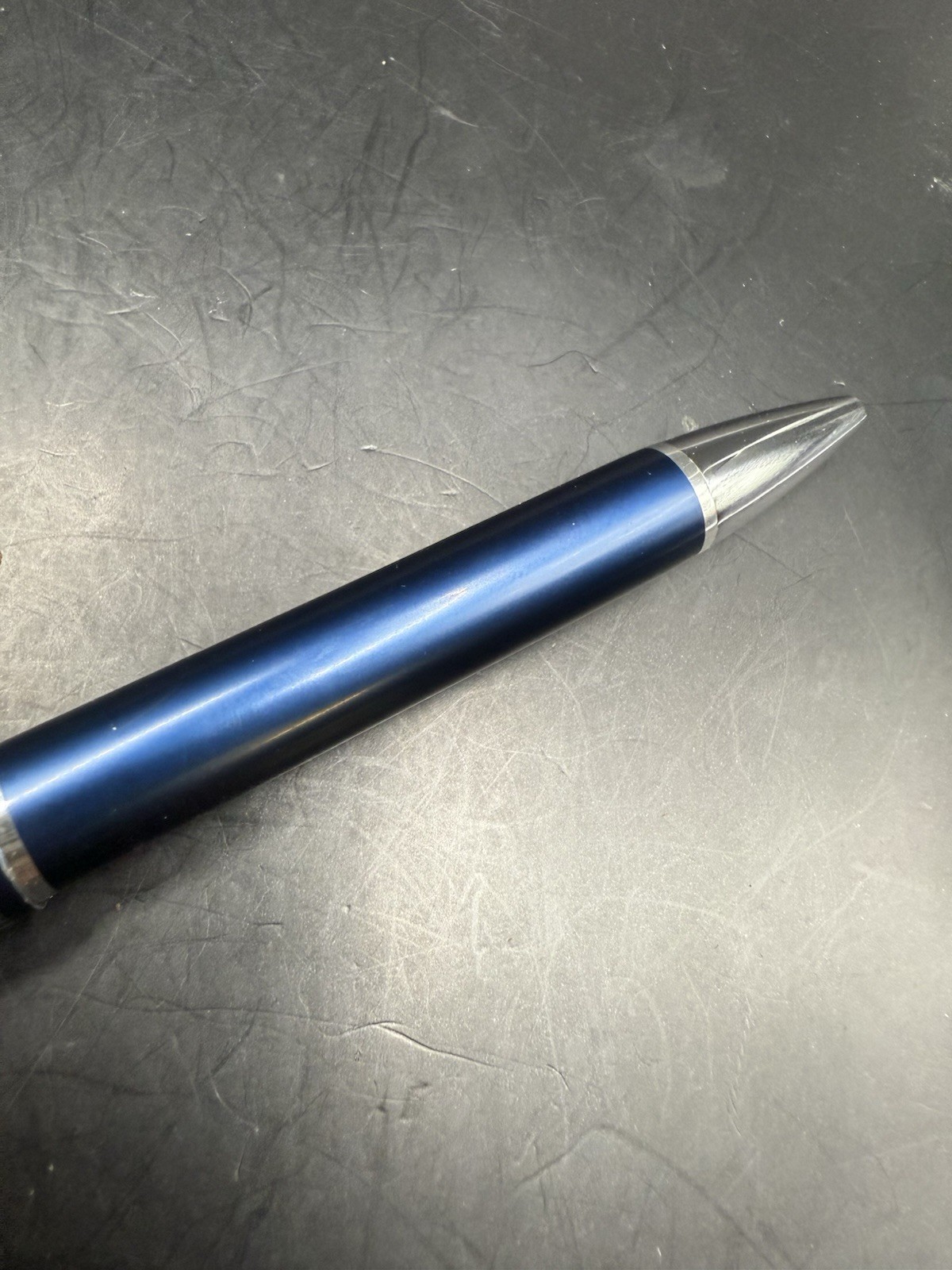 Pelikan Pura K40 Blue & Silver Ballpoint Pen Made In Germany Needs Ink Refill