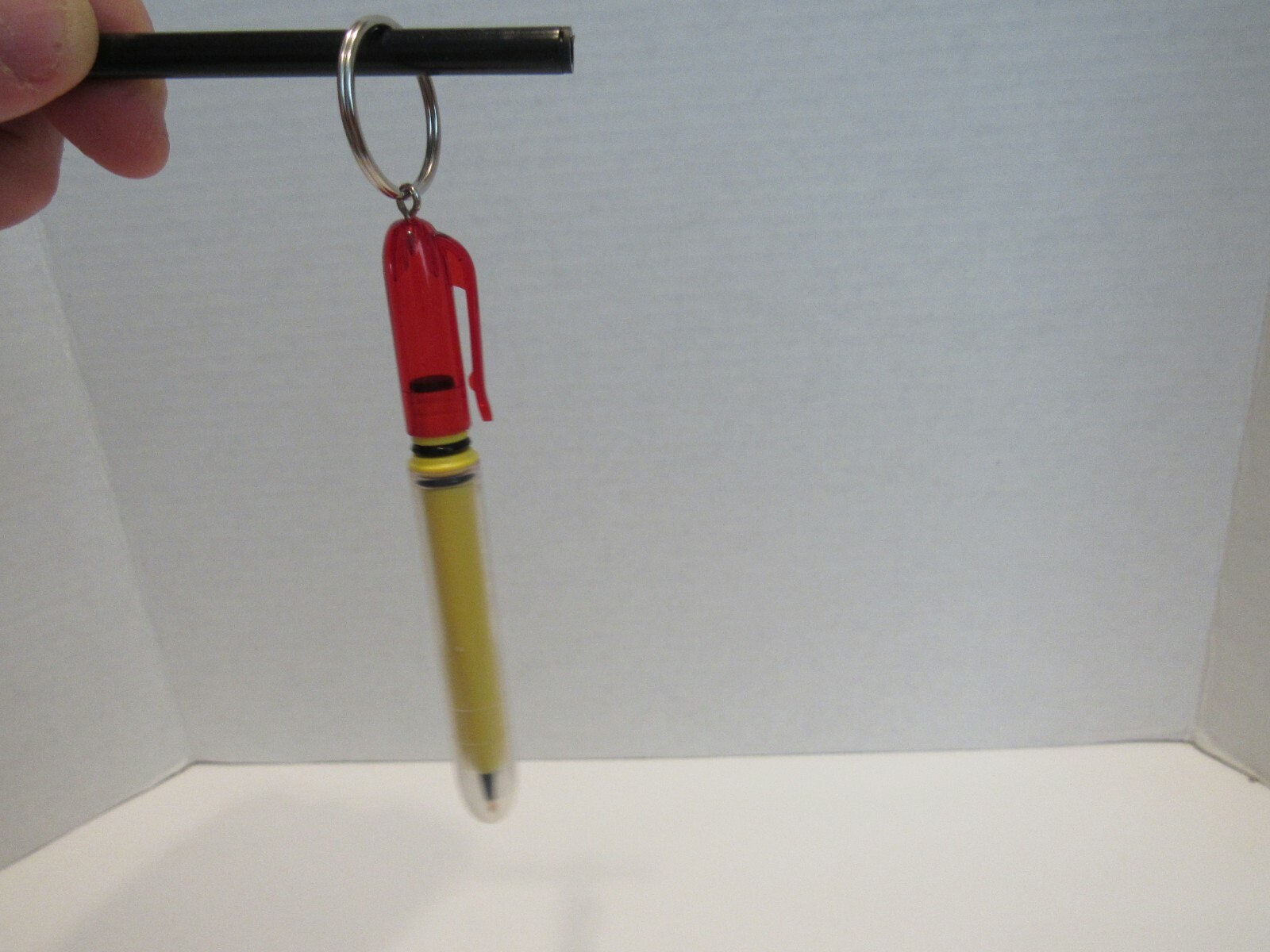 Set of 4 TERZETTI POP-ON end caps /pocketclip/keychain fit POKKA pens