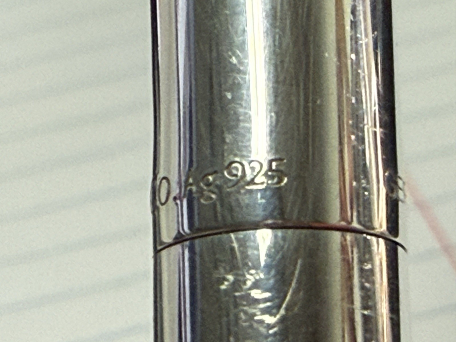 Classic Tiffany & Co «T» Clip Sterling Silver 925 Twist Ballpoint Pen Germany