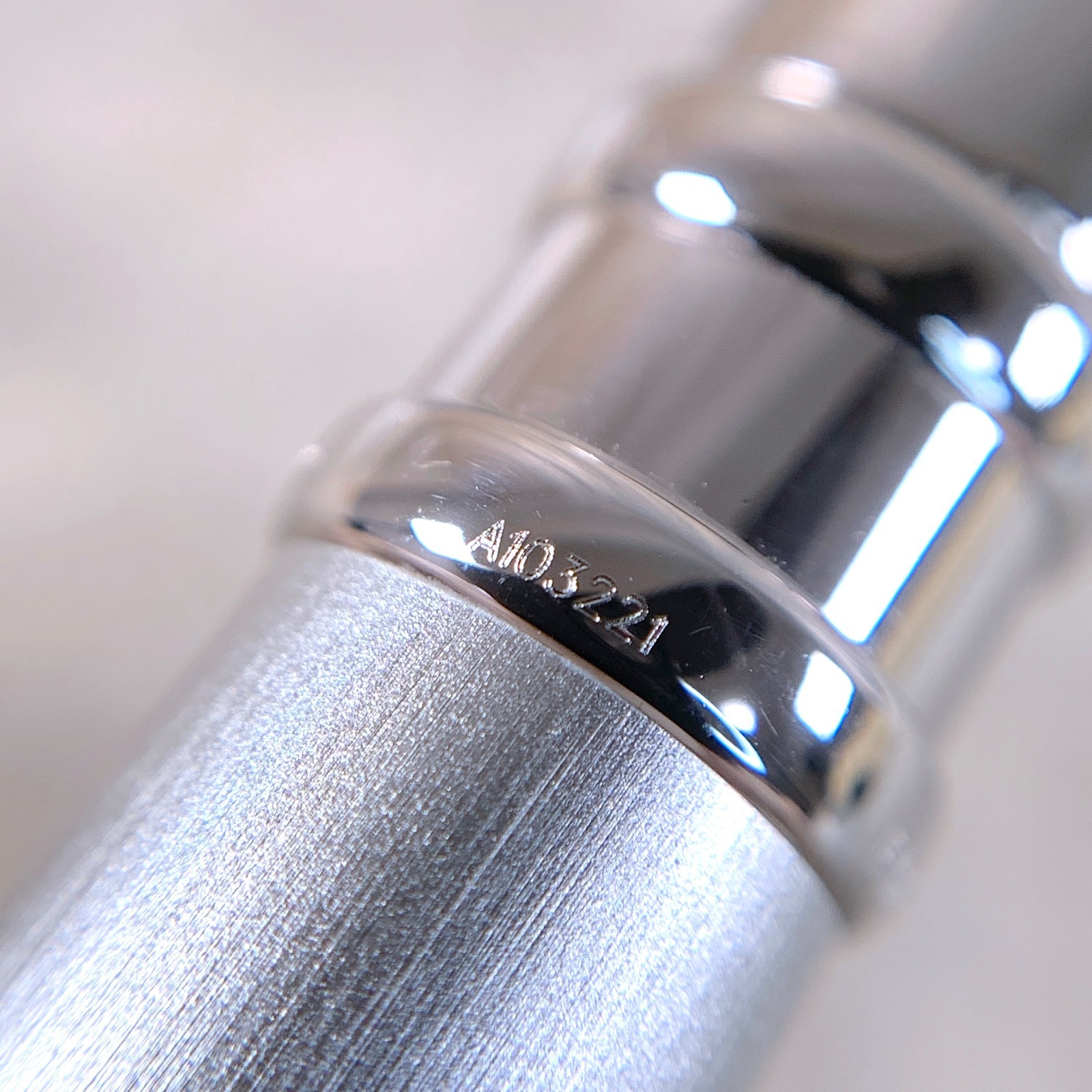 Cartier Mini Ballpoint Pen Charm Silver Lacquer Palladium Finish w/Case & Papers