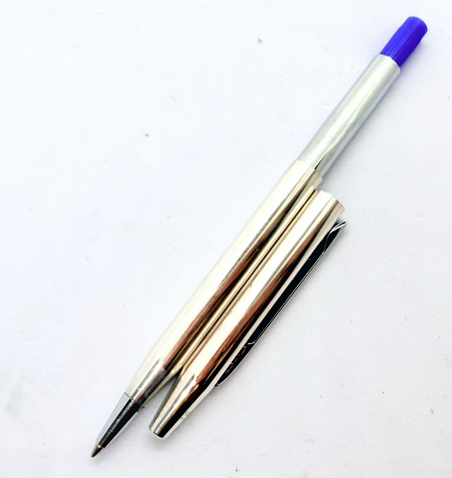 Tiffany Sterling Silver 925 Ballpoint Pen Full Functional Fashion Brand