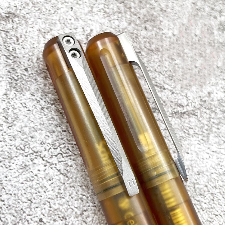 Imported PEI Titanium Alloy Pocket Signature Pen Writing Portable Outdoor EDC